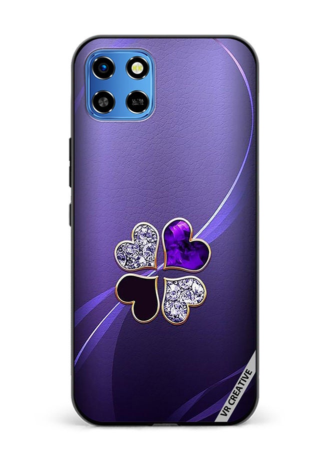 VR CREATIVE Protective Case Cover For Infinix Smart 6 HD Heart Design  Multicolour - Image 1