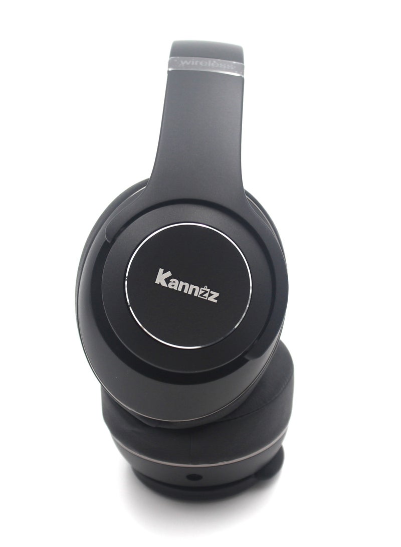 Kannzz Luxury Wireless Headphones That Flip to Powerful Speakers - Image 2