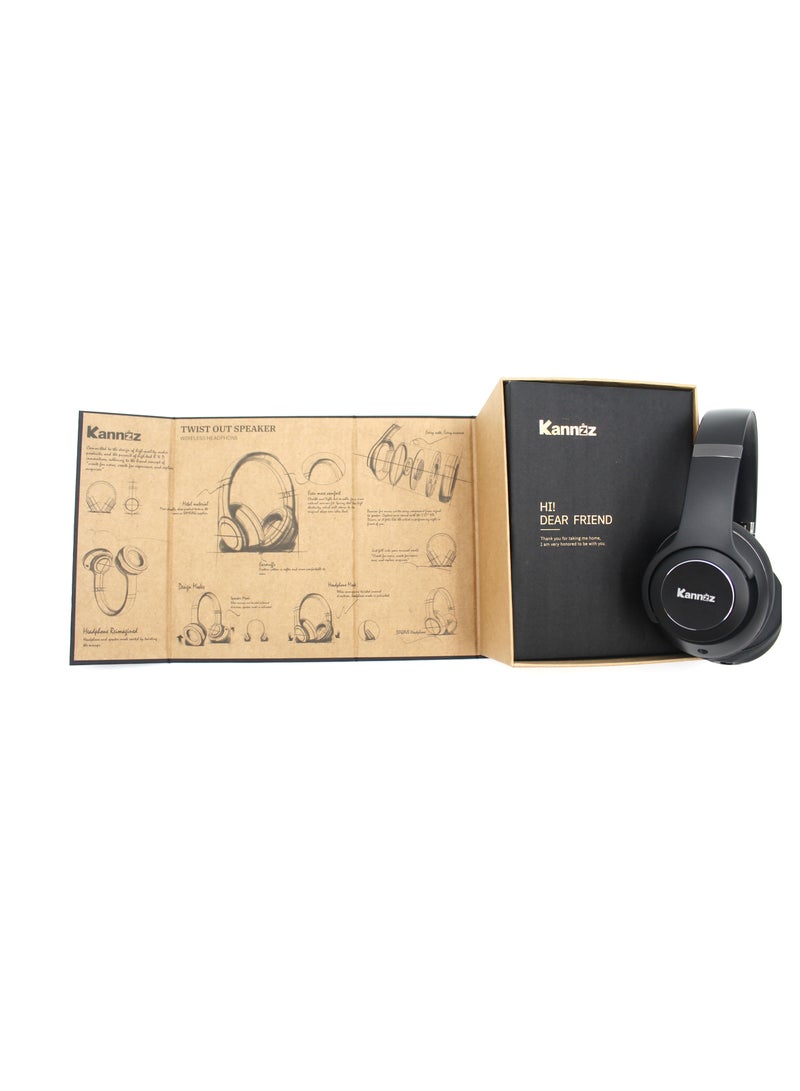 Kannzz Luxury Wireless Headphones That Flip to Powerful Speakers - Image 5