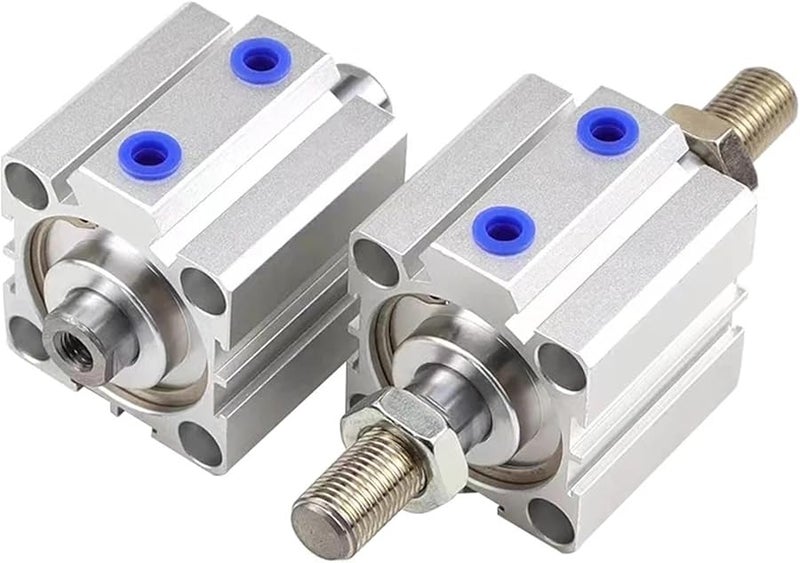 SDAD16 Compact Double Rod Pneumatic Air Cylinder 5mm Stroke - Image 1