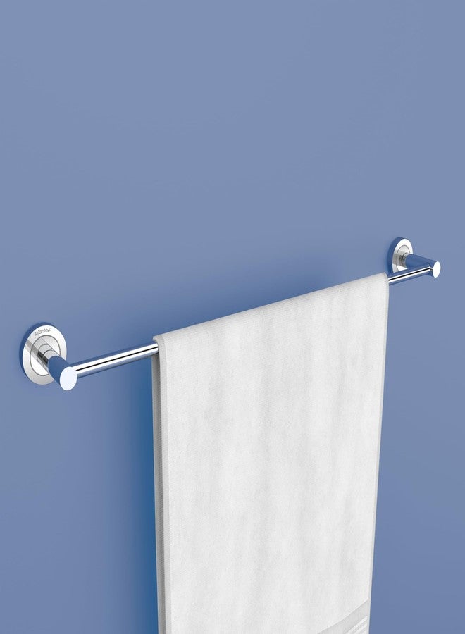Plantex Stainless Steel Single Towel Rod for Bathroom 24 Inch/Towel Holder/Bathroom Hangers for Clothes/Towel Bar (Pack of 1,Chrome Finish) - Image 1