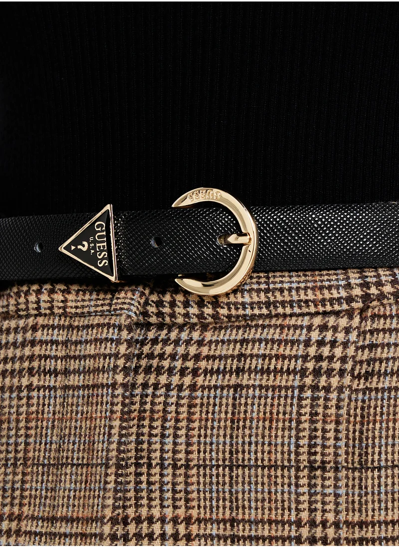 جس Noelle Allocated Hole Buckle Belt