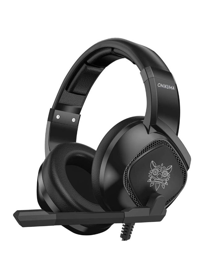 أونيكوما سماعه قيمنق محيطية سلكية  احترافية مزودة بميكروفون مرن وجودة صوت عالية – موديل K19 - Image 1