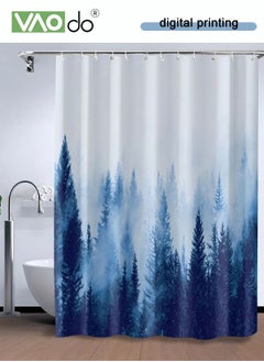 Fog Forest Printing Shower Curtain Thickened Polyester Shower Curtain 180 * 200CM - pzsku/Z418F07252F1C28D7E991Z/45/_/1669886917/32b3f386-7eac-4148-9125-a6018eed498f