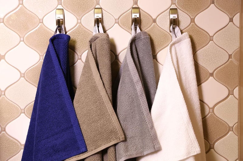 Maura Maura Bath Sheets 100 Cotton 35x70 Oversized Ultra Absorbent Quick Dry Soft Towel Set for Bathroom Extra Large Bath Towels Cool Grey  - Image 5