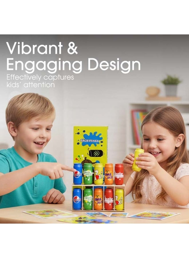 Educational Color Sorting Game for Kids - Bottles and Caps for Fine Motor Skills - Image 3