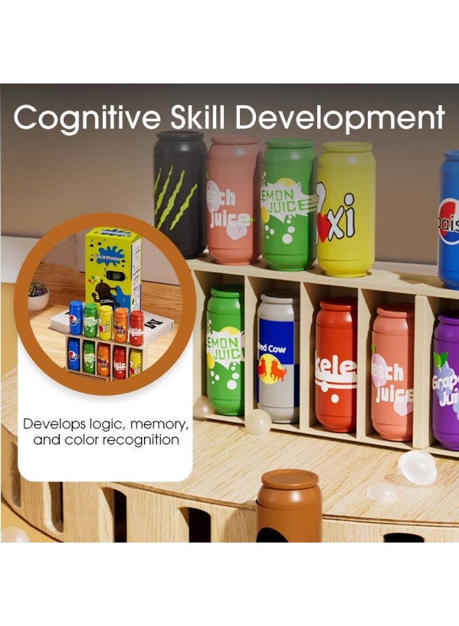Educational Color Sorting Game for Kids - Bottles and Caps for Fine Motor Skills - Image 2
