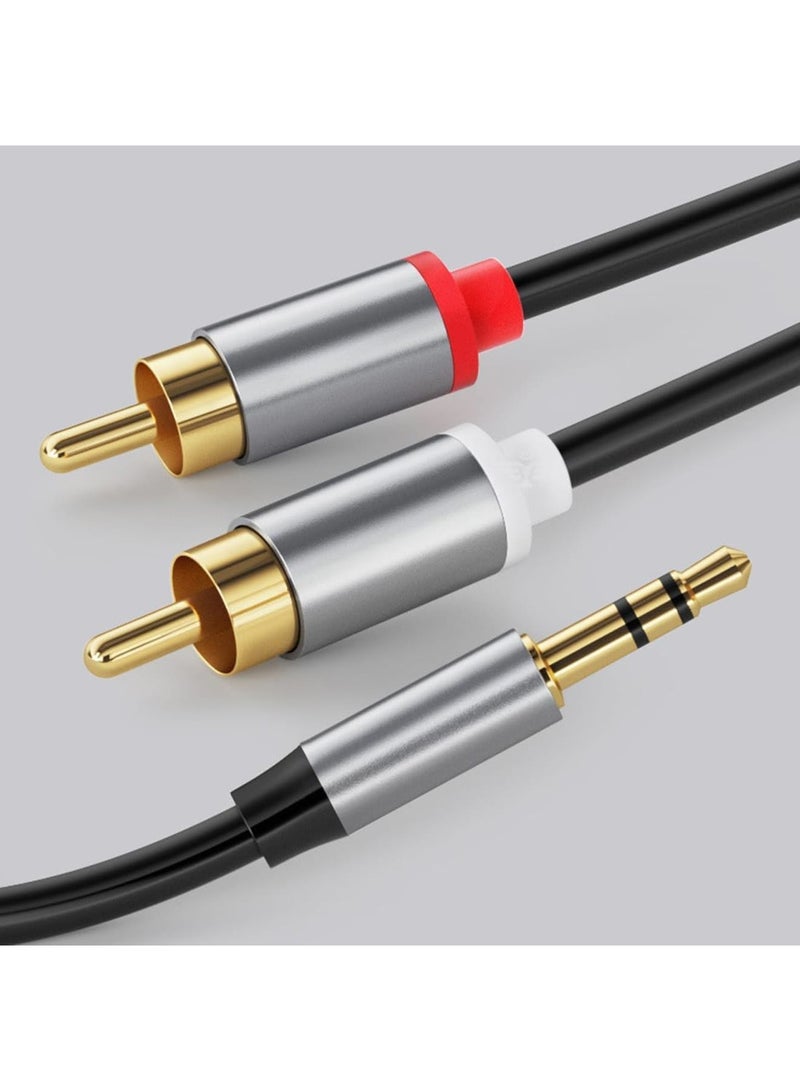 Excefore 6.6FT 3.5mm Aux Audio Adapter Cable - Versatile Headphone Jack Splitter for Phones, Speakers, Tablets, MP3, HDTV - Image 2