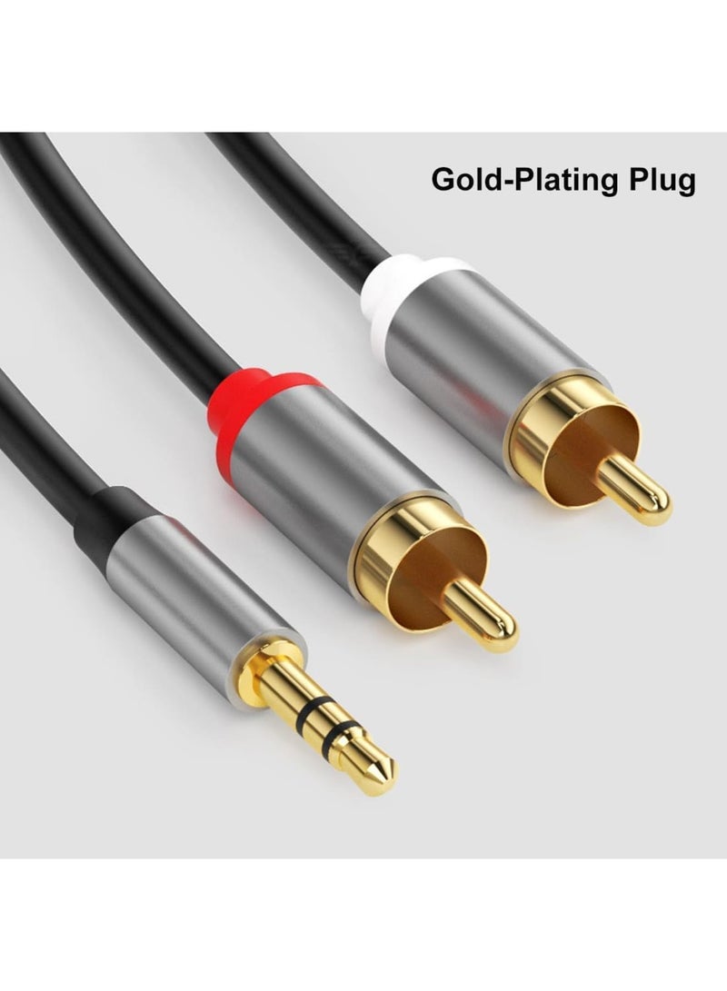 Excefore 6.6FT 3.5mm Aux Audio Adapter Cable - Versatile Headphone Jack Splitter for Phones, Speakers, Tablets, MP3, HDTV - Image 3