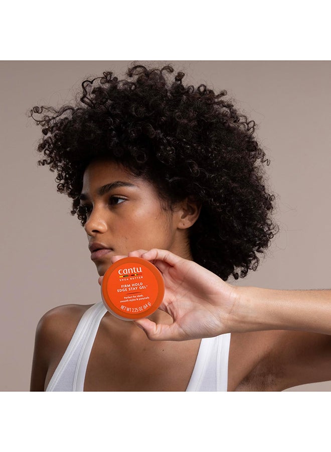 Cantu Shea Butter Firm Hold Edge Stay Gel 64g - Image 4