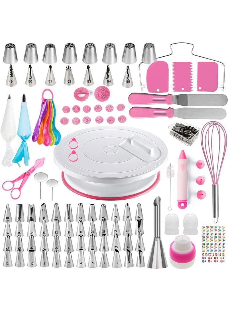 Y&D 137-piece cake turntable set Cake piping piping bag turntable baking set  - Image 1