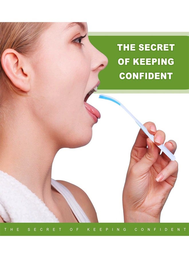 Generic 2 Pcs Reusable Tongue Scraper, Healthy Oral Care Tongue Brush For Adults Kids, Improve Overall Oral Health and Have a Fresh Breath By Reducing The Risk of Gum Disease and Tooth Decay  - Image 4