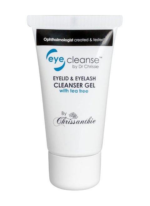 Eyelid Cleanser 30ml with Tea Tree and Citrus Extracts – All-in-one eye makeup remover, eyelash extensions cleanser & face wash – Relief for scratchy, crusty & dry eyes