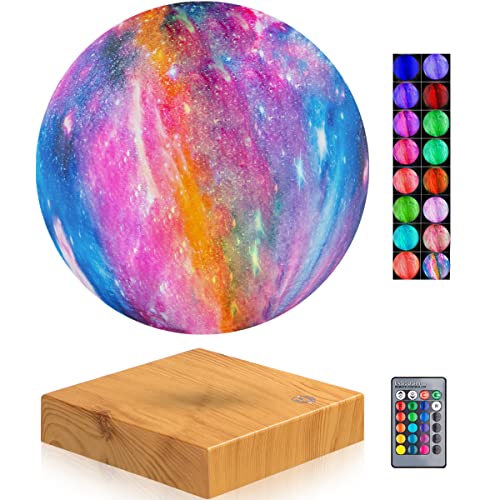 VGAzer Galaxy Levitating Globe Moon Lamp16 Colors 3D Printed Levitation Moon Light - Image 1