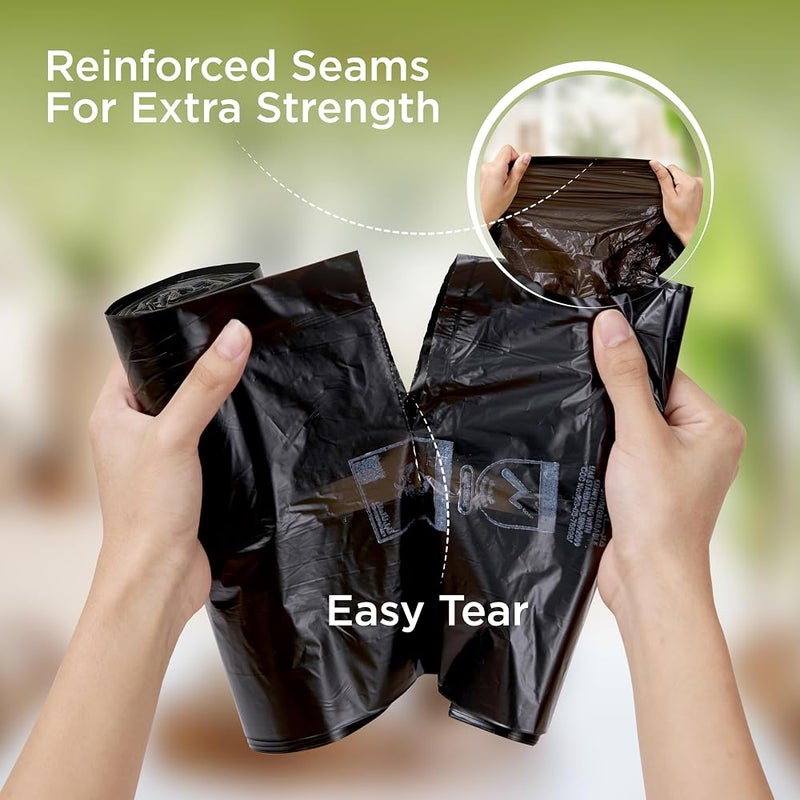 Hotpack, Strong & Bio-Degradable Heavy Duty Disposable Black Garbage Bag 30 Gallon, Medium 65x95cm, 20 Pieces X Pack of 3 Offer Pack - Image 3
