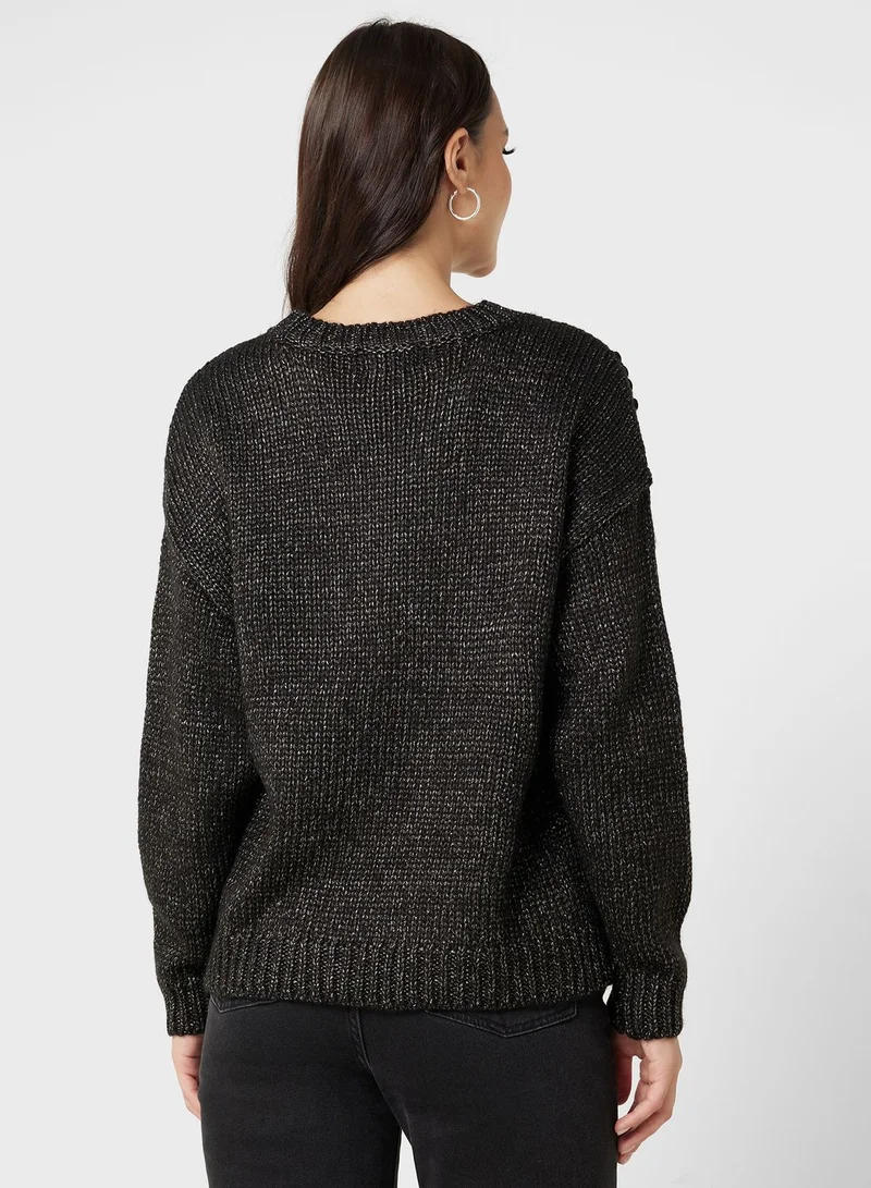 ONLY Sequin Knitted Sweater