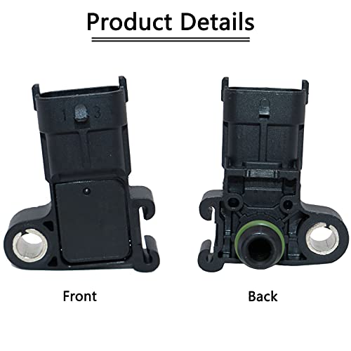 KEJSTED Manifold Absolute Pressure MAP Sensor Intake Air 55573248 for Chevy Aveo Camaro Express Impala Silverado Cruze GMC Canyon Sierra Savana 1500 HHR Buick Enclave Cadillac CTS Pontiac G5 12591290 - Image 5