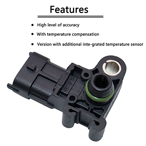 KEJSTED Manifold Absolute Pressure MAP Sensor Intake Air 55573248 for Chevy Aveo Camaro Express Impala Silverado Cruze GMC Canyon Sierra Savana 1500 HHR Buick Enclave Cadillac CTS Pontiac G5 12591290 - Image 4