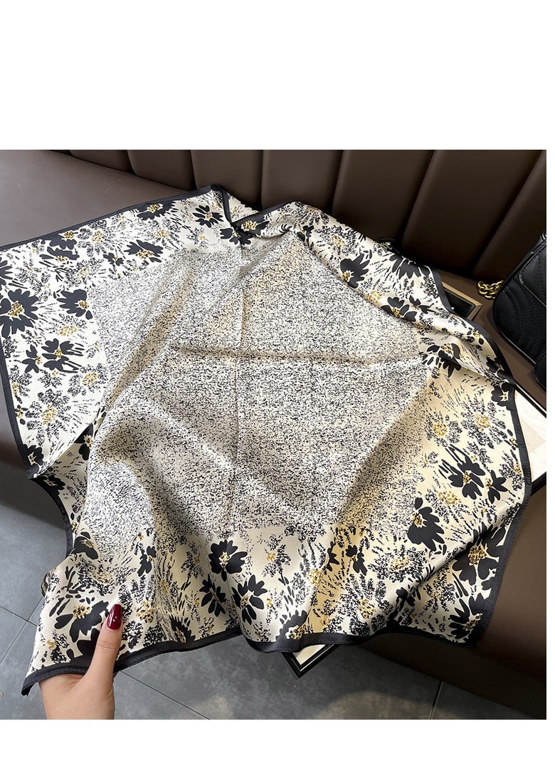 Generic Women's Sweet Silk Scarf Made Of Pure Silk And Mulberry Silk  - Image 1