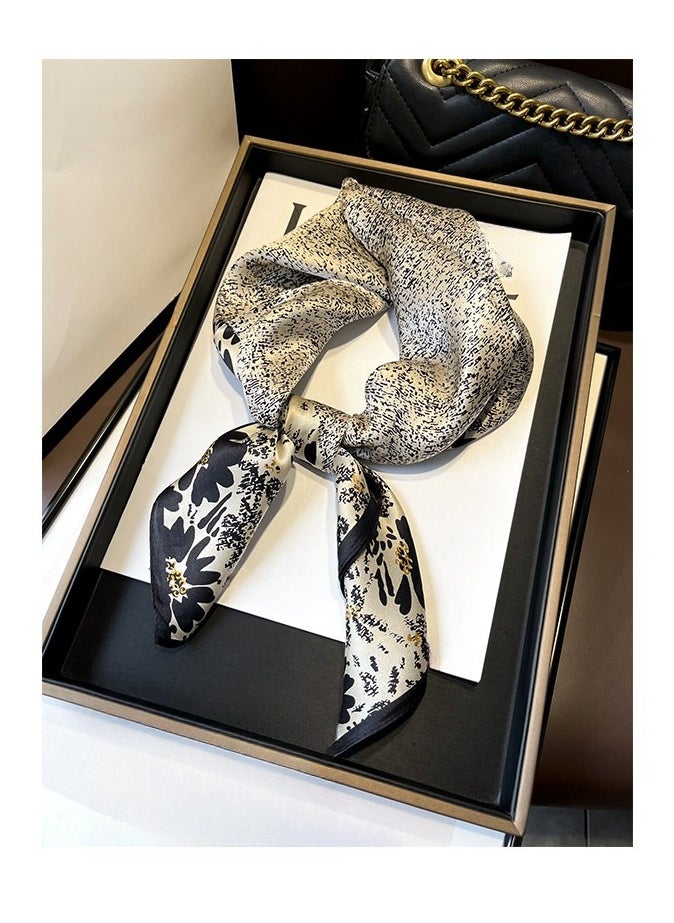 Generic Women's Sweet Silk Scarf Made Of Pure Silk And Mulberry Silk  - Image 5