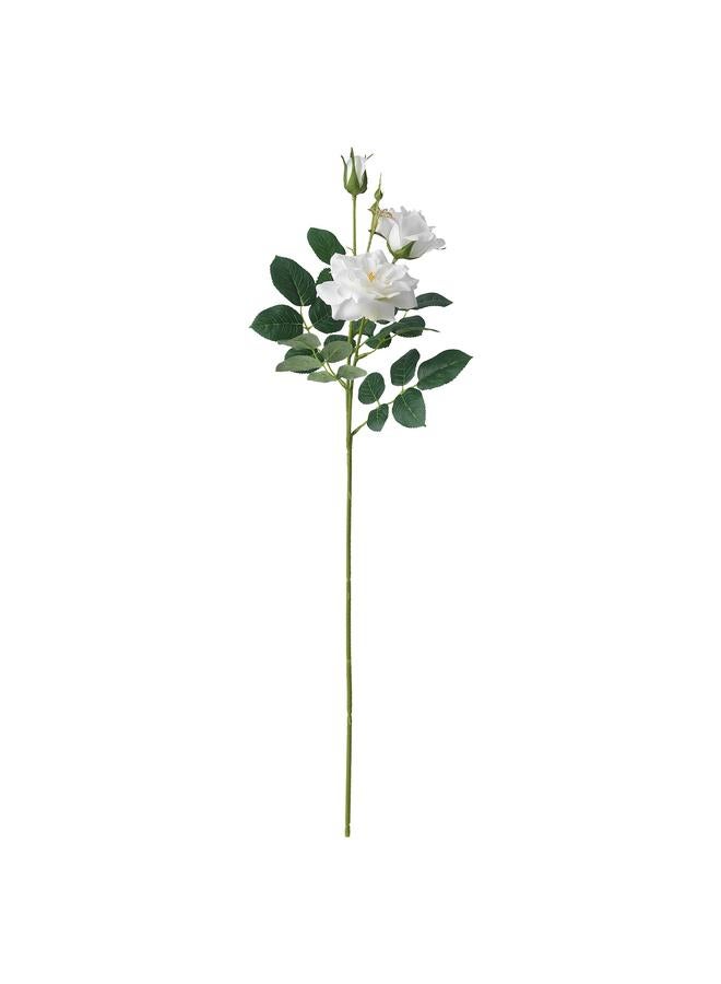 Zaboon Artificial Flower, In/Outdoor/Rose White, 65 Cm - Image 1