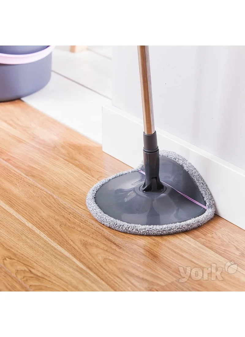 مينيهوم Roll & Up Foldable Mop Rotary Mop Cleaning Set