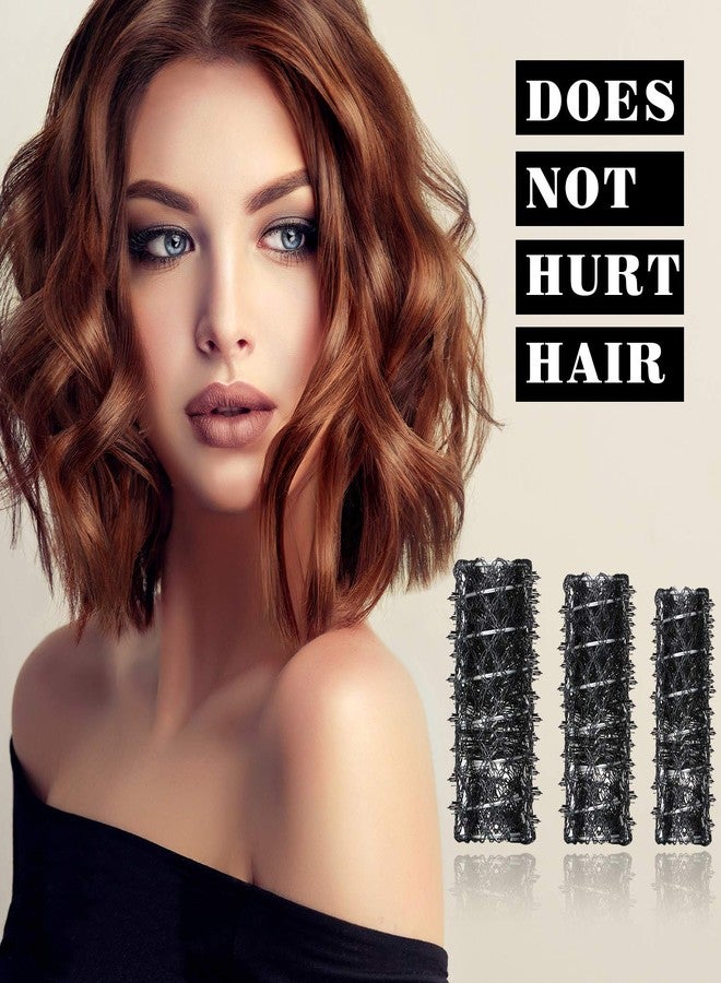 WILLBOND 48 Pieces Wire Mesh Hair Rollers Set Hair Perm Rods Hairdressing Wave Curlers with Duck Teeth Tresses Clips(0.71/0.87/1.1 Inch) - Image 5