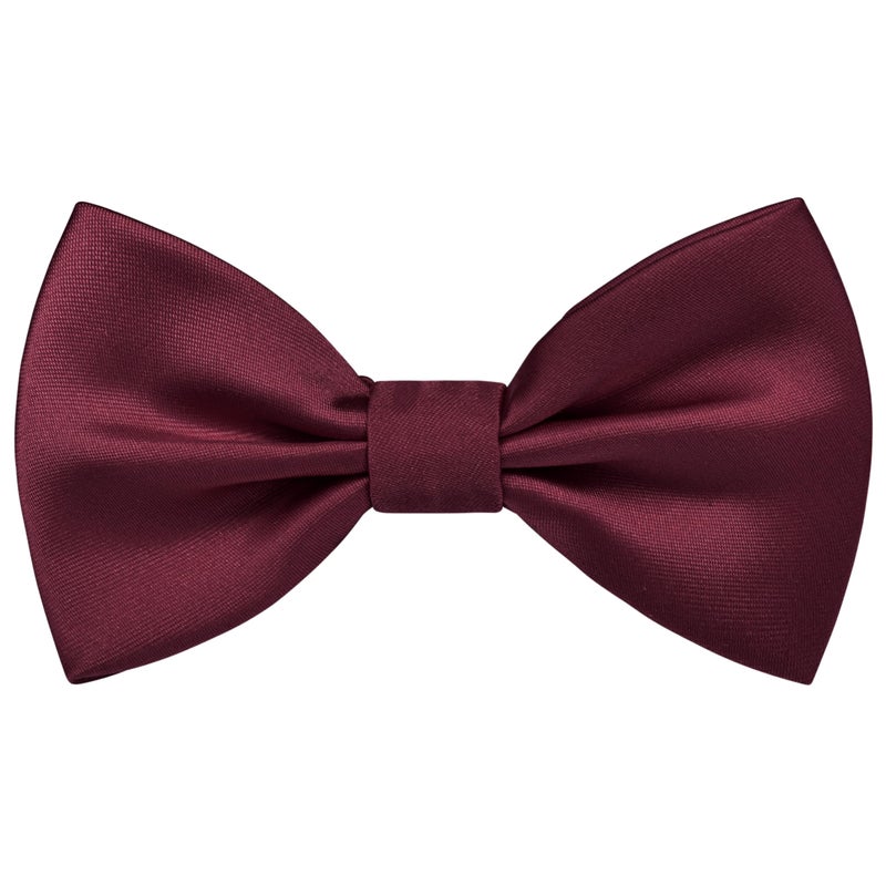 Branduce Burgundy Bow Ties for Boys Pre Tied Toddler Bow Tie Adjustable Wine Red Kids Bowties for Wedding Party (BB12-01) - Image 1