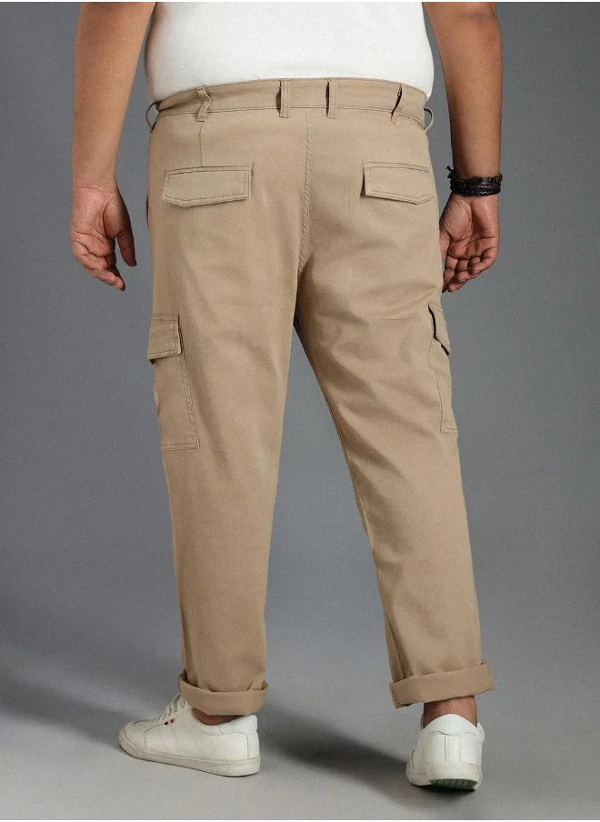 هاي ستار Men Taupe Trousers