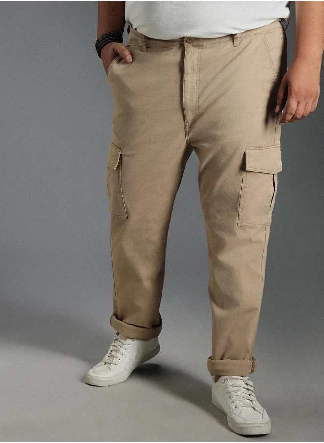 هاي ستار Men Taupe Trousers