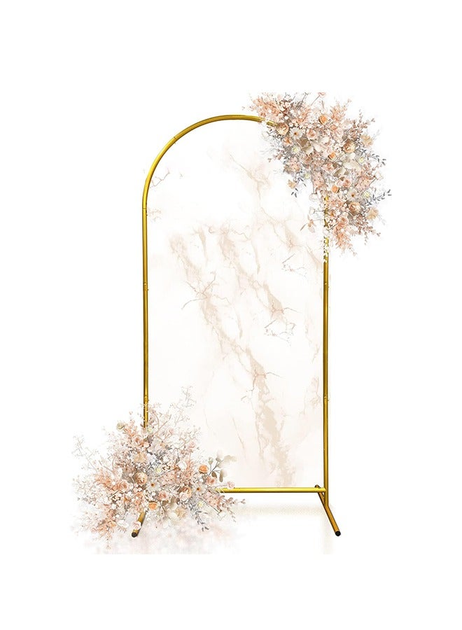 1x2m Arch Backdrop Stand Metal Gold Wedding Arch Frame Backdrops Stand Frame for Birthday Party Baby Shower Graduation Decoration  - Image 1