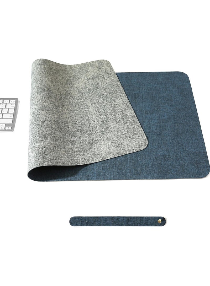 فيبارتي حصيرة وسادة مكتب كبيرة ، لوحة ماوس ، حصيرة مكتب مكتبية ، نشاف مكتب من جلد PU غير قابل للانزلاق ، حصيرة لوحة مفاتيح مقاومة للماء للمكتب والمنزل والديكور ، جودة عالية ، سهلة التنظيف ، متينة ، أنيقة ، واقي سطح مكتب. - Image 2