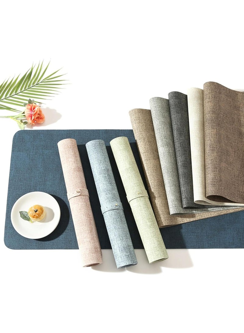 فيبارتي حصيرة وسادة مكتب كبيرة ، لوحة ماوس ، حصيرة مكتب مكتبية ، نشاف مكتب من جلد PU غير قابل للانزلاق ، حصيرة لوحة مفاتيح مقاومة للماء للمكتب والمنزل والديكور ، جودة عالية ، سهلة التنظيف ، متينة ، أنيقة ، واقي سطح مكتب. - Image 3