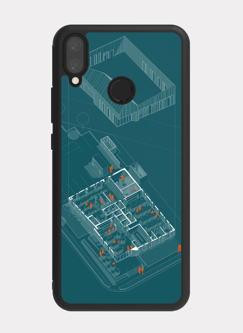 بكسلات - كفر هواوي نوفا 3 أي تصميم معماري نيلي - Image 1