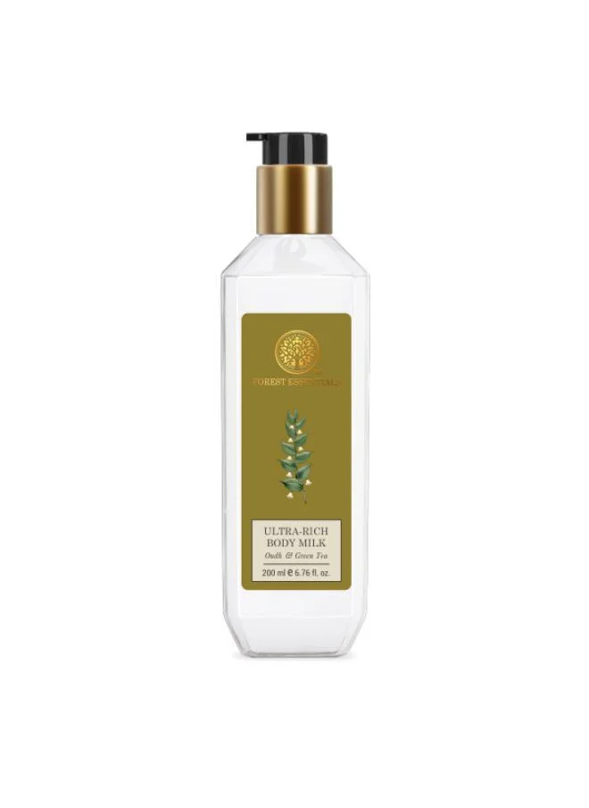 Forest Essentials Moisture Rich Body Milk Oudh & Green Tea