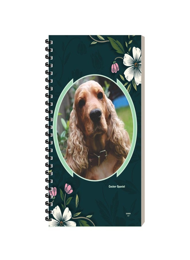 ESCAPER Dogs Spiral Notebook, A5 Size, 160 Ruled Pages, Students Designer Notepad, Animal Diary For Smooth Writing, Ideal For Notes Writing, Executive & Personal Use (1, Cocker Spaniel) - Image 1