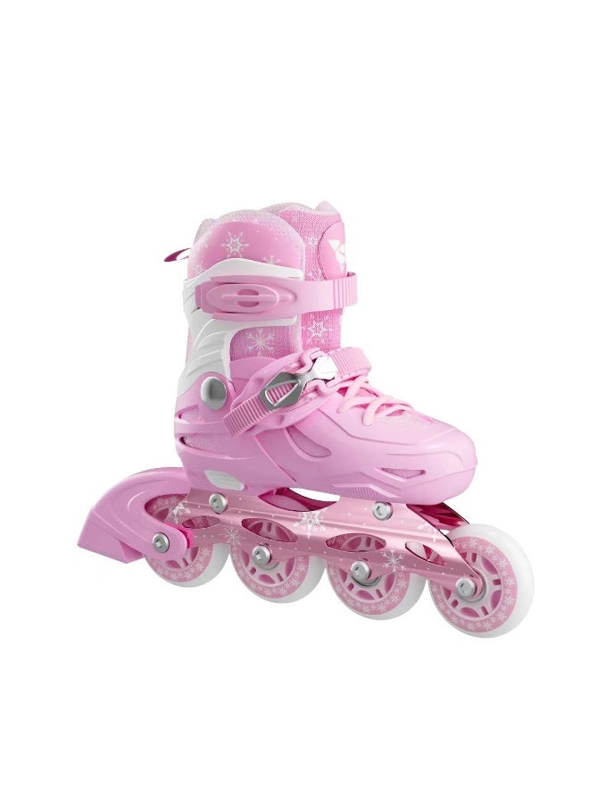 High-Performance Inline Skates for Adults and Teens – Adjustable Roller Blades with Hard Shell Boot, Triple Closure Support, and Integrated Heel Brake for Outdoor Fitness and Casual Cruising
