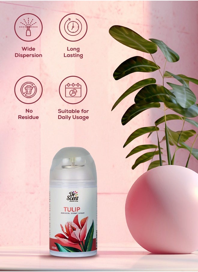 Dr Scent Breeze of Joy Air Freshener Tulip Aerosol Spray (300ml)