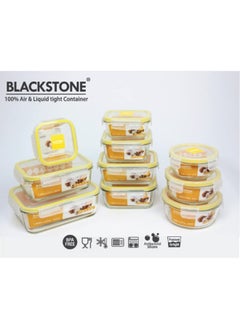 BLACKSTONE Glass Food Container with Airtight Lid Square Shape 760ml  - Image 5