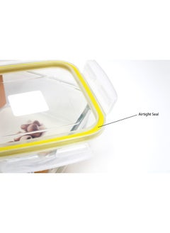 BLACKSTONE Glass Food Container with Airtight Lid Square Shape 760ml  - Image 2