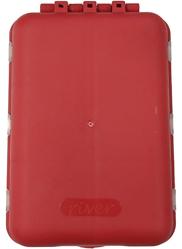 River R35-11801R 12 Eye Needle Box (Red)  - Image 1