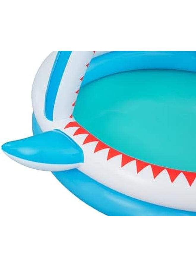 Bestway Sharktastic Paddling Pool With Water Sprinkler 163 X 127 X 92 Cm - Image 4