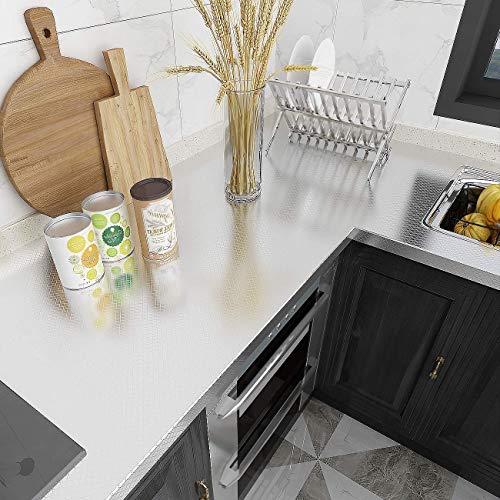 Ad Fresh Kitchen Foil Wallpaper Stainless Steel Contact Paper Kitchen Oil Proof Waterproof Sticker (60cm x 2m) - Image 2