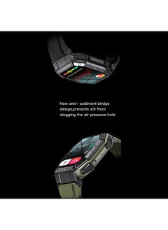 Lemfo K55 Outdoor Smart Sports Watch 1.85'' IPS Full-Touch Screen Sturdy Body BT Call 24 Sports Modes Black  - Image 5
