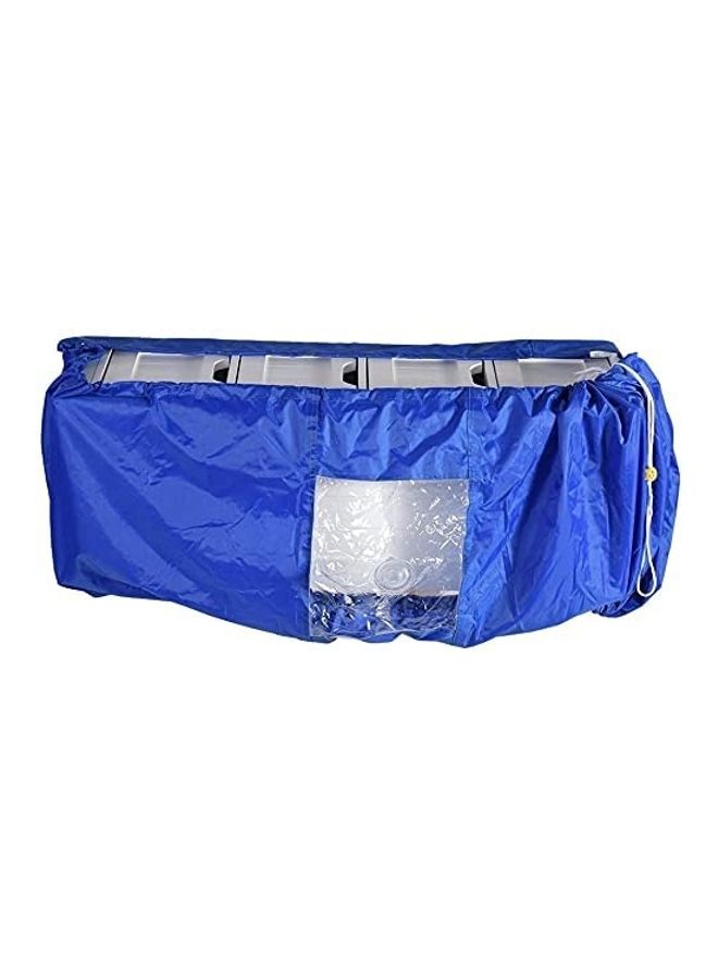 XiuWoo Waterproof Air Conditioner Cleaning Cover Blue - Image 1