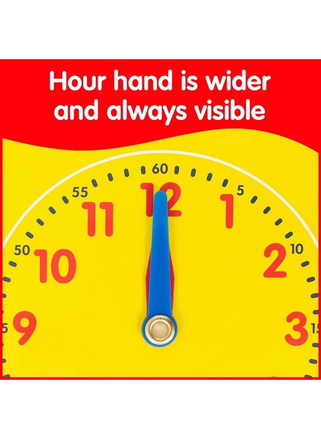 edxeducation - Learning Advantage-25615 Edx Education Write-On/Wipe-Off Clock Dials - Set Of 5 - Image 1