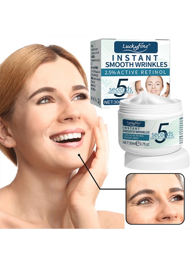 LUCKYFINE Retinol Face Cream, Smooth Wrinkles and Firm Skin Hydrates, Moisturizes and Nourishes - Image 4