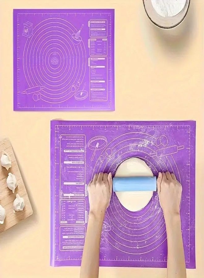 Mahima Gold Silicone Pastry Mat with Measurements, Large Non-Stick Baking Mat,(Multi Colour) - Image 4