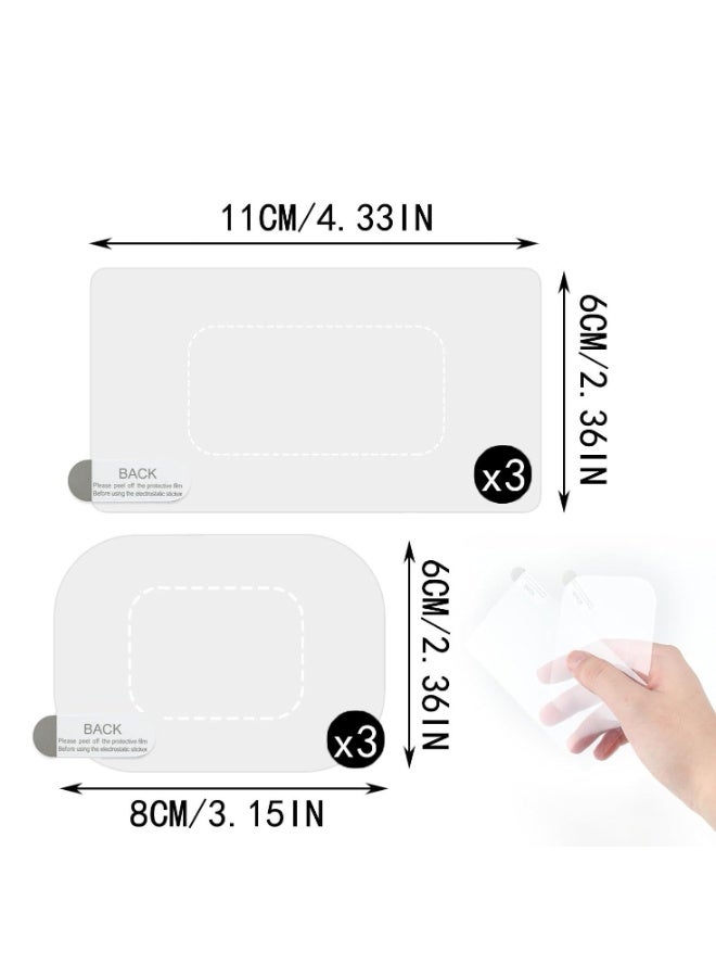 Generic Dashcam Windshield Sticker,  6 Pcs Electrostatic Film for Dash Cam, The quality matches the original camera accessories.  - Image 2