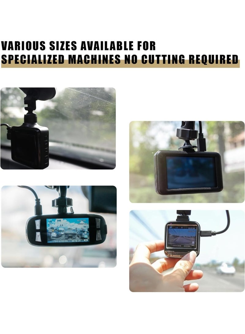 Generic Dashcam Windshield Sticker,  6 Pcs Electrostatic Film for Dash Cam, The quality matches the original camera accessories.  - Image 5